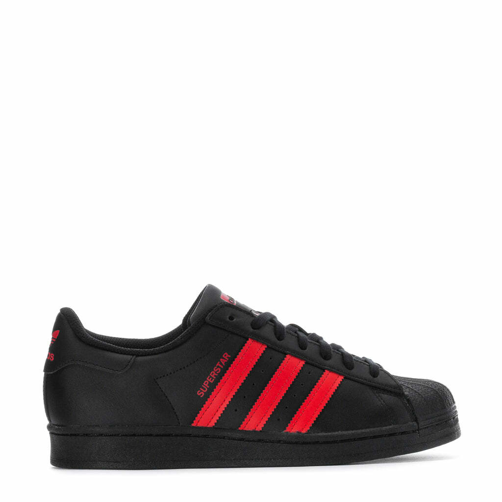 

Мужские кроссовки adidas Originals Superstar Shelltoe GZ3739, черные/ярко-красные, Черный, adidas Superstar