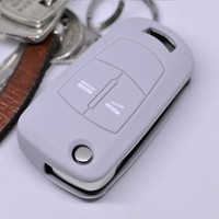 Auto Schlüssel Schutz Hülle Grau für Opel Astra...