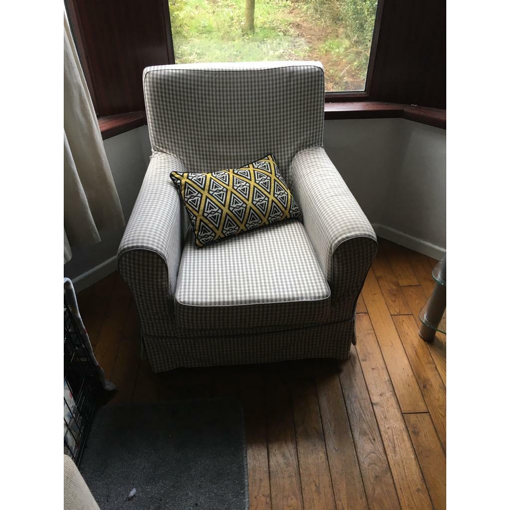Checkered armchair in Ballyclare, County Antrim Gumtree