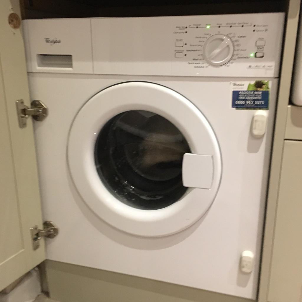 Whirlpool integrated washing machine working in Camborne, Cornwall