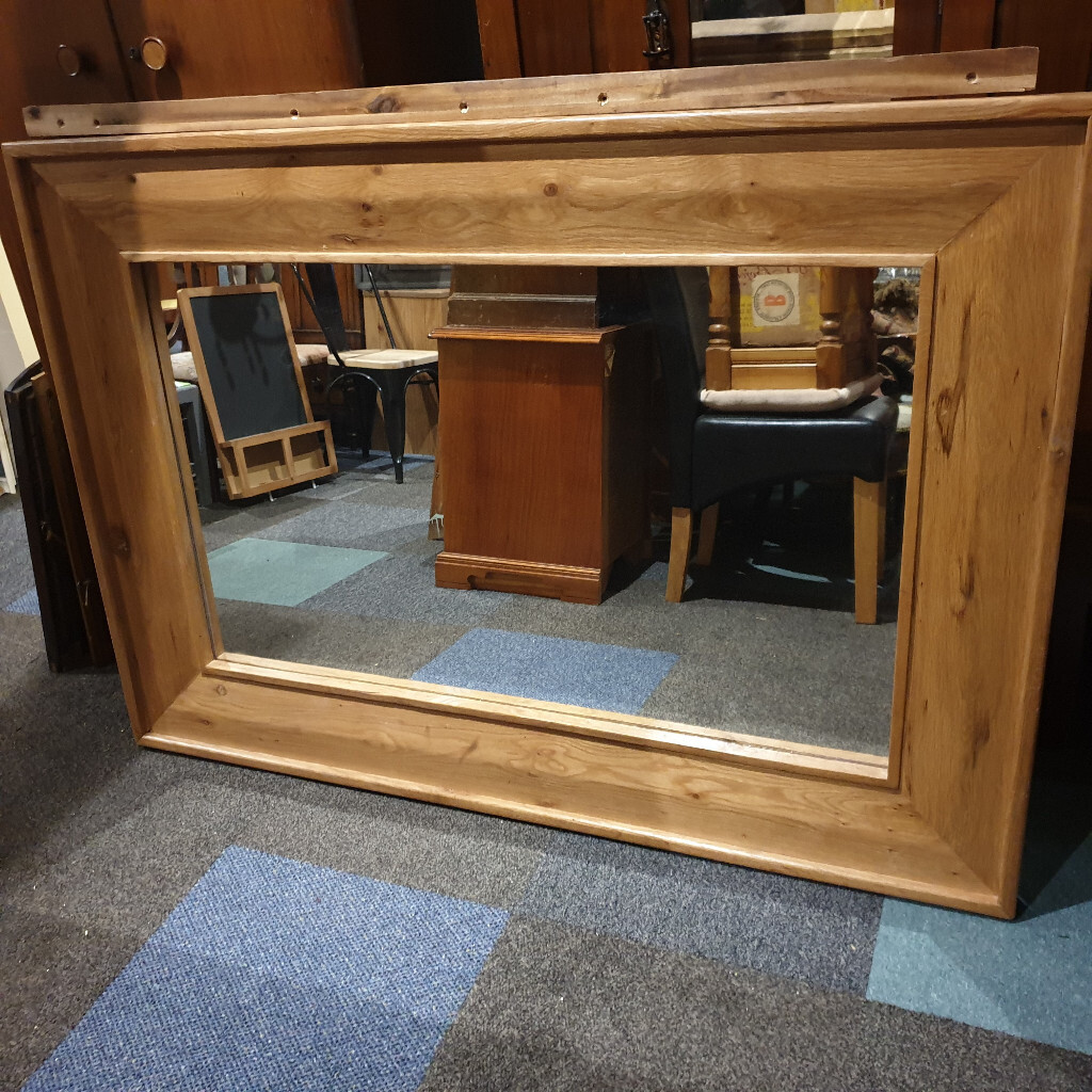 Superb Very Heavy Extra Large Handcrafted Rustic Solid Oak Chunky Wall