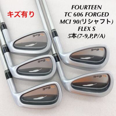 Golf Iron Set Fourteen TC606 FORGED MCI 90 (S) Reshaft 5pcs