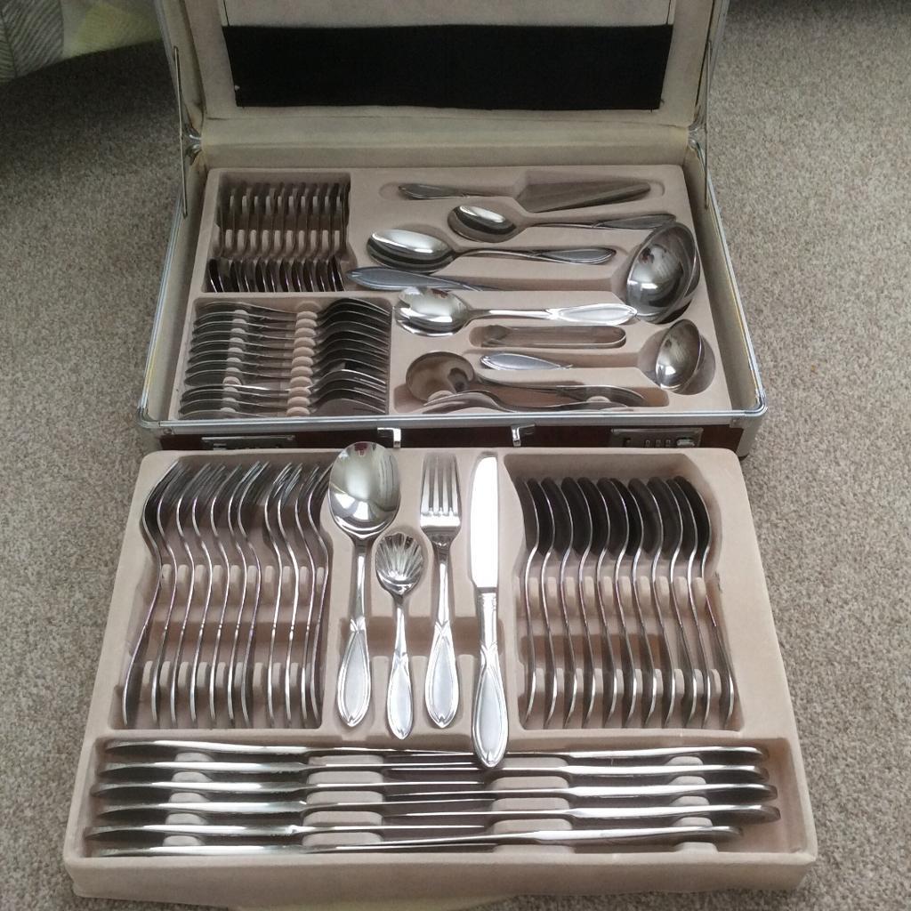 LARGE 72 PIECE HOFFNER OF GERMANY CUTLERY SET BOXED in Newtongrange, Midlothian Gumtree