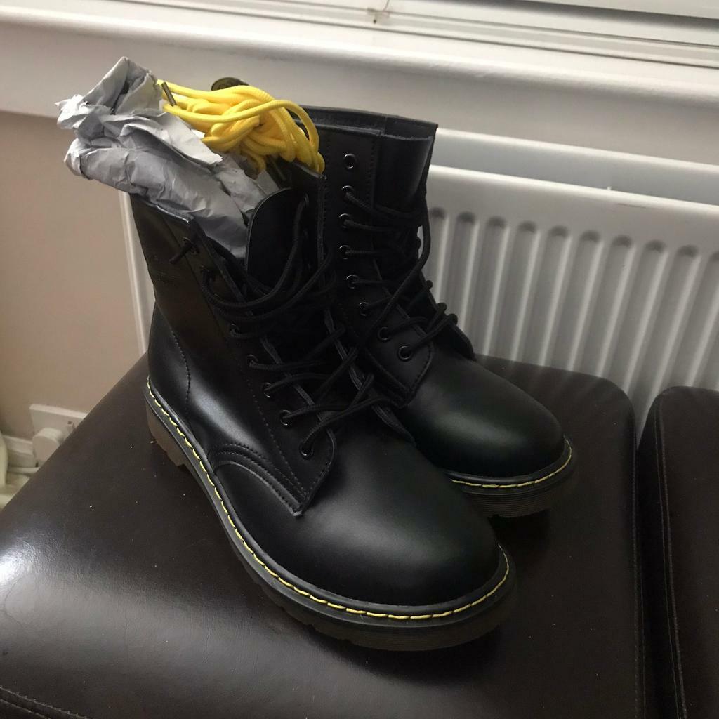 doc marten style boots