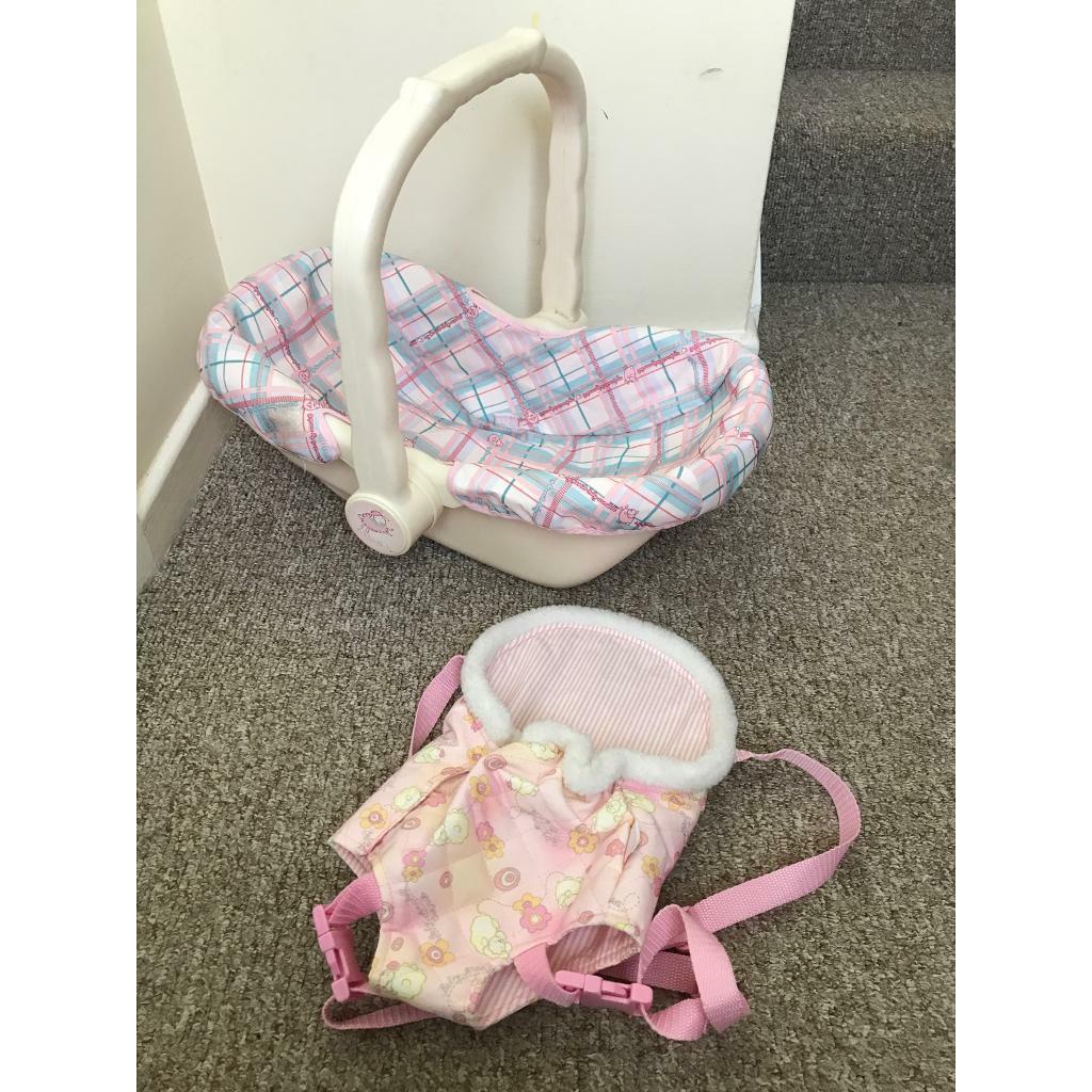 Baby Annabell doll car seat & carrier in Swindon, Wiltshire Gumtree