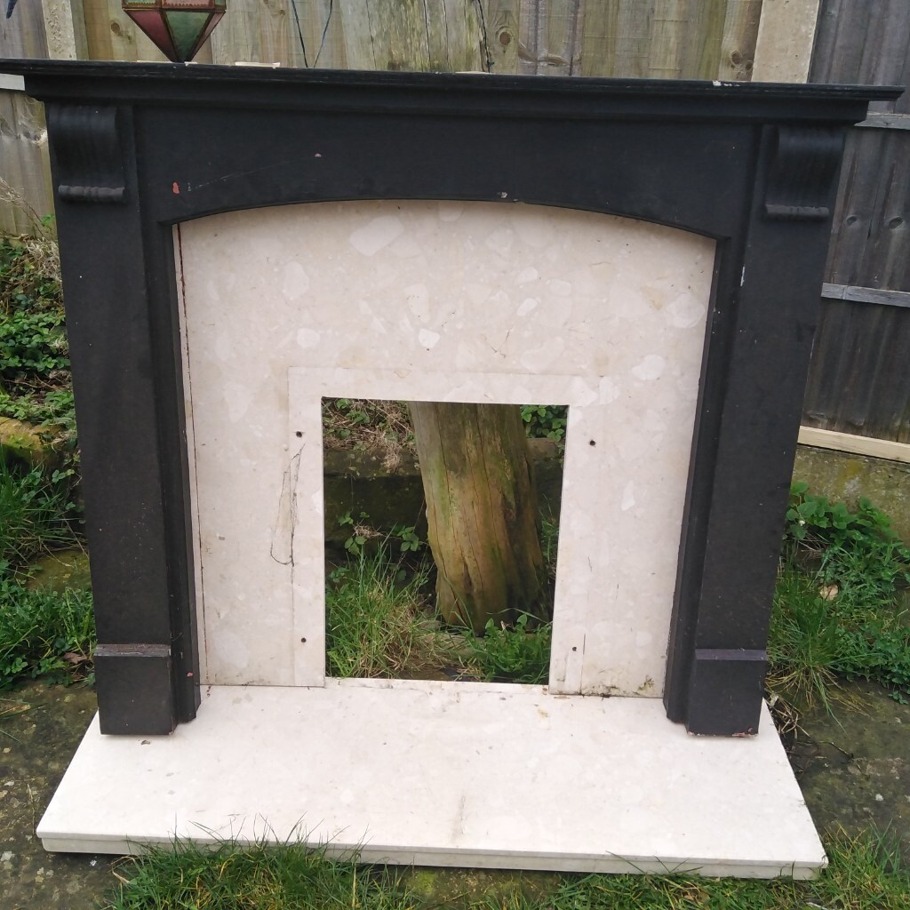 Marble hearth and surround in Forest Town, Nottinghamshire Gumtree