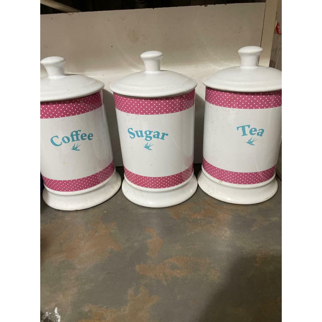 Ceramic tea, sugar and coffee set in Gosforth, Tyne and Wear Gumtree