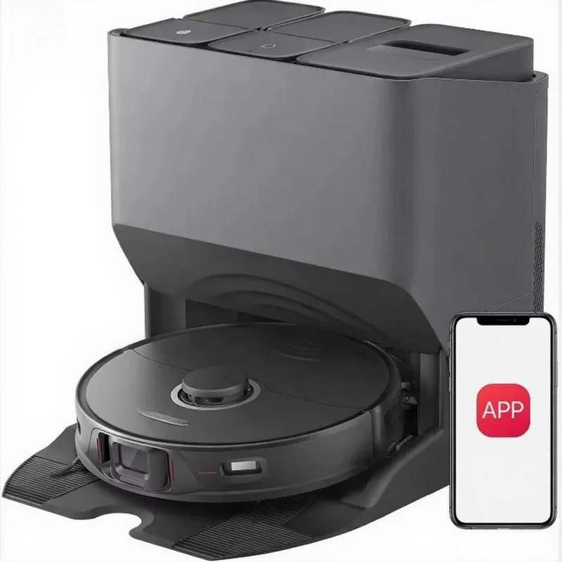 AI Smart Robotic Vacuum Cleaner High Suction Wet Dry Sonic Mop Obstacle Avoidanc