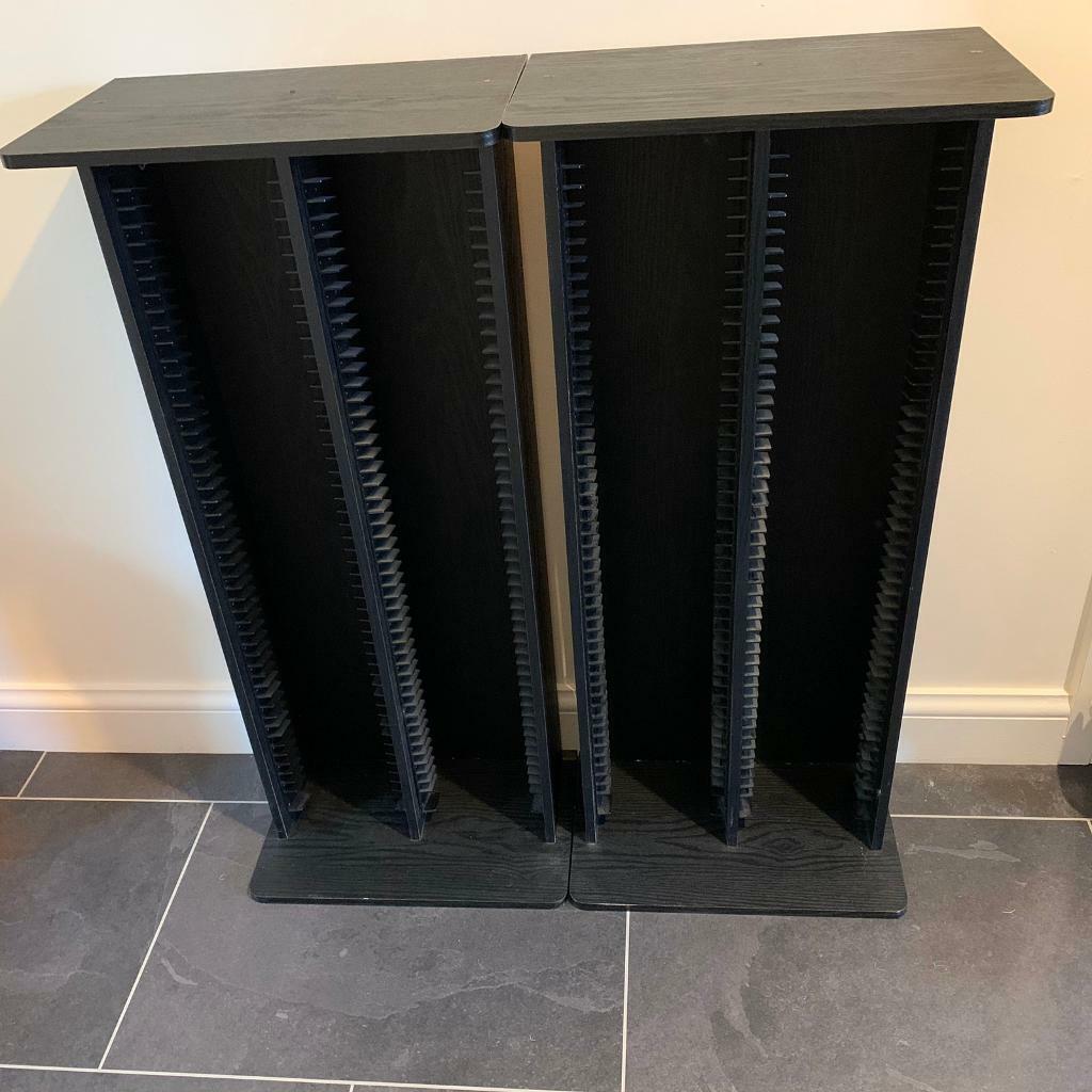 2x CD Rack Black in Botley, Hampshire Gumtree