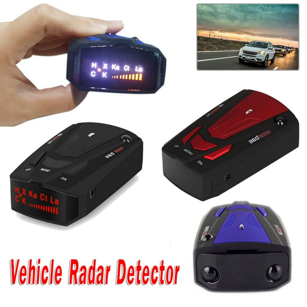 Laser Radar V7 Detector 16 Band 360 Car Truck AntiPolice GPS Camera