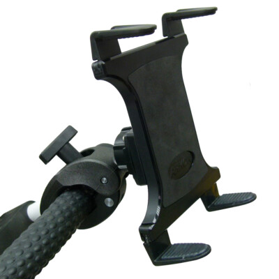 Adjustable Robust Clamp Golf Trolley Handlebar Tablet Holder for Lenovo Tablets