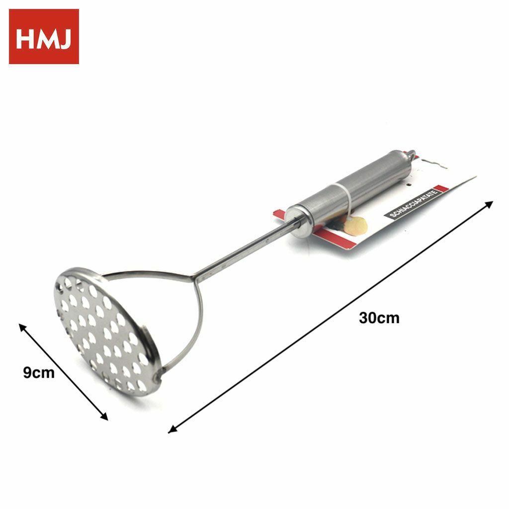 Schiacciapatate Schiaccia Pressa Verdure Purea Gateau Manico Acciaio hmj