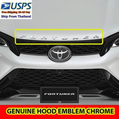 L3 GENUINE HOOD LOGO EMBLEM CHROME FOR TOYOTA FORTUNER 2005-2024