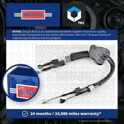 Gear Change Cable fits RENAULT MEGANE Mk3 1.6 2008 on B&B 349352256R 8200779393
