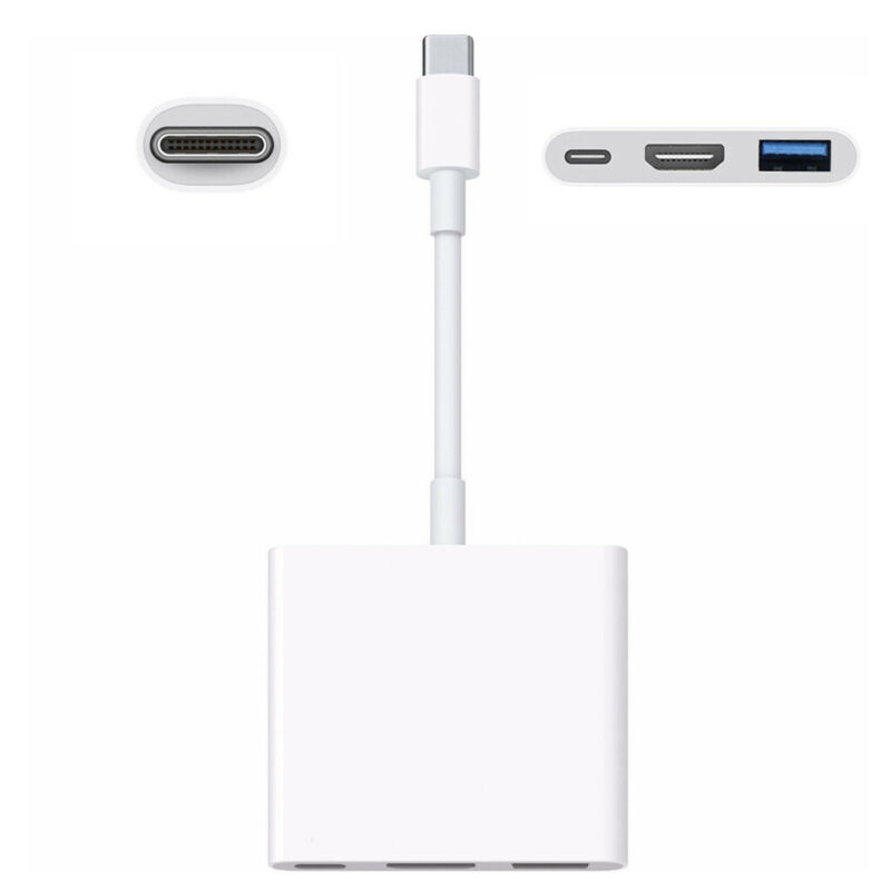 Gen uine For Apple USB-C Digital AV Multiport Adapter MJ1K2AM/A HDMI & USB NEW✨