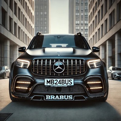 MB24 BUS BRABUS cherished Reg Number Plate