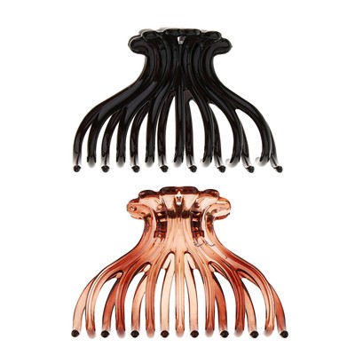 Mode Frauen Mädchen Damen Kunststoff Haarspange Spinnenbein Dusche Haar Krallen