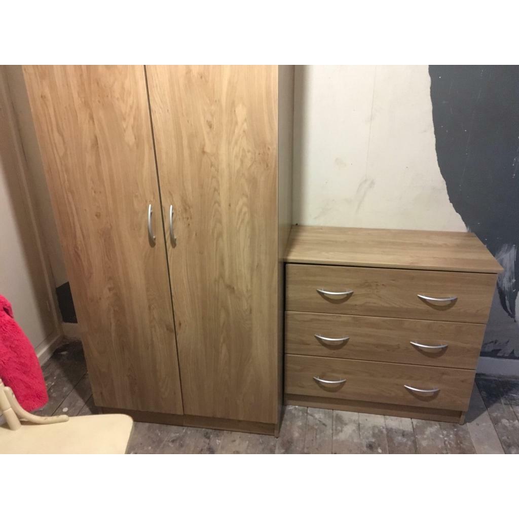 Brand new flat pack wardrobe and chest of drawers in Norris Green