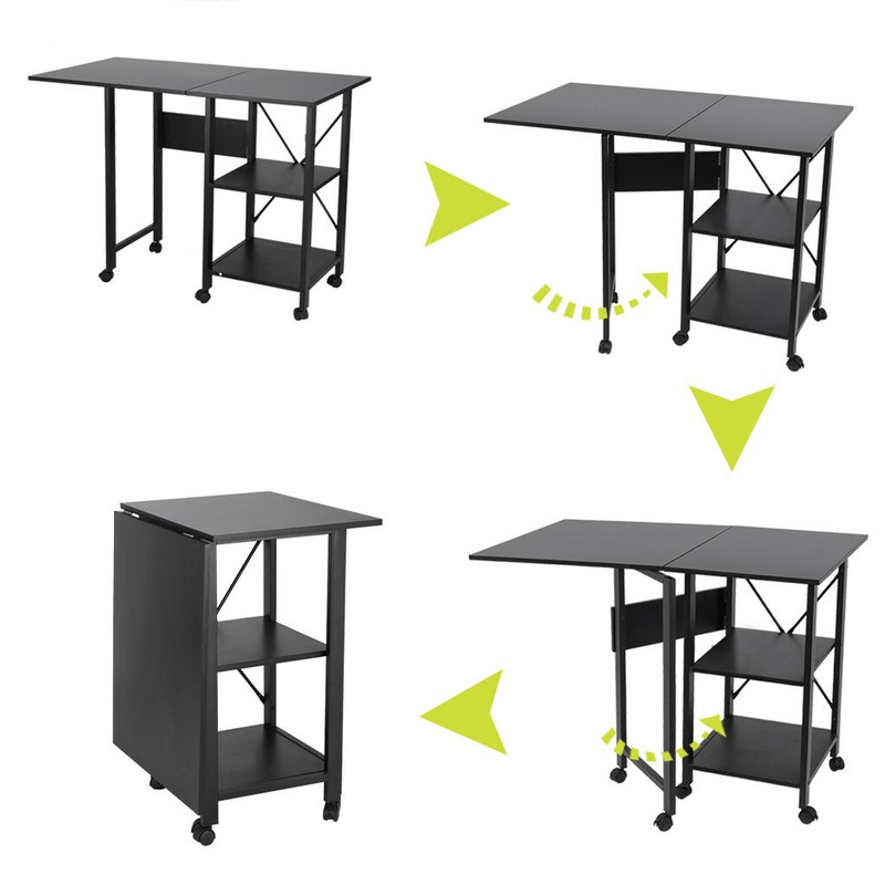 Foldable PC Computer Desk Study Table Home Office Table ... on {keyword}