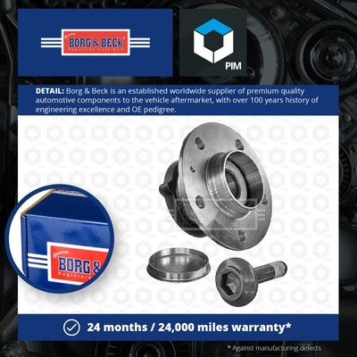 Wheel Bearing Kit fits AUDI A6 C7 2.8 Rear 10 to 15 CHVA B&B 4G0598611 Quality