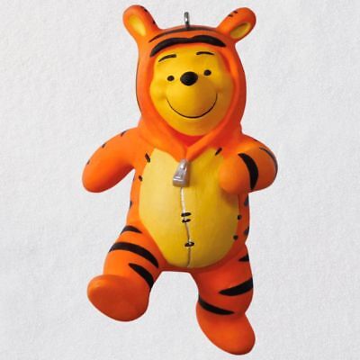 Disney Winnie the Pooh and Tigger Too 2018 Hallmark Ornament Bear Tiger Costume