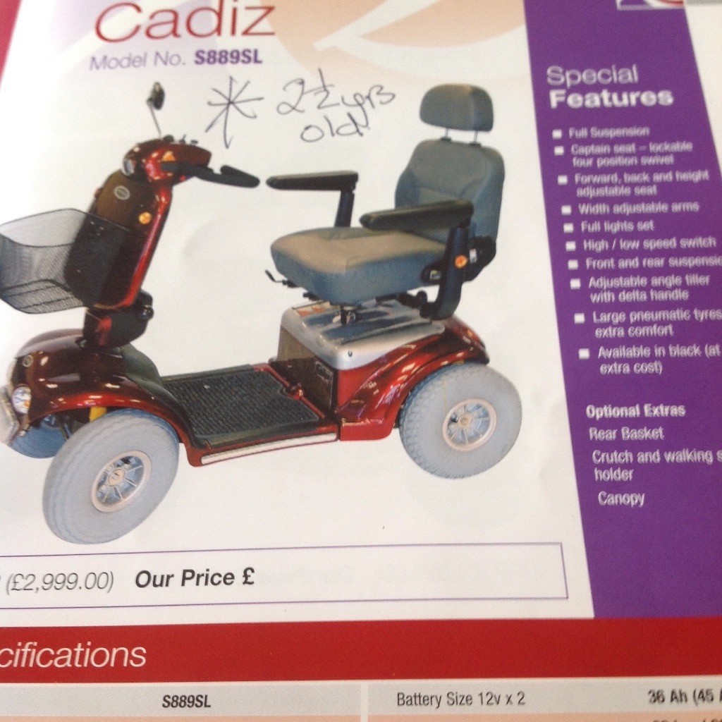 Class 3/C Mobility Scooter in Buckie, Moray Gumtree