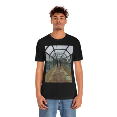 Tokyo Industrial Footbridge - Unisex Jersey Short Sleeve Tee