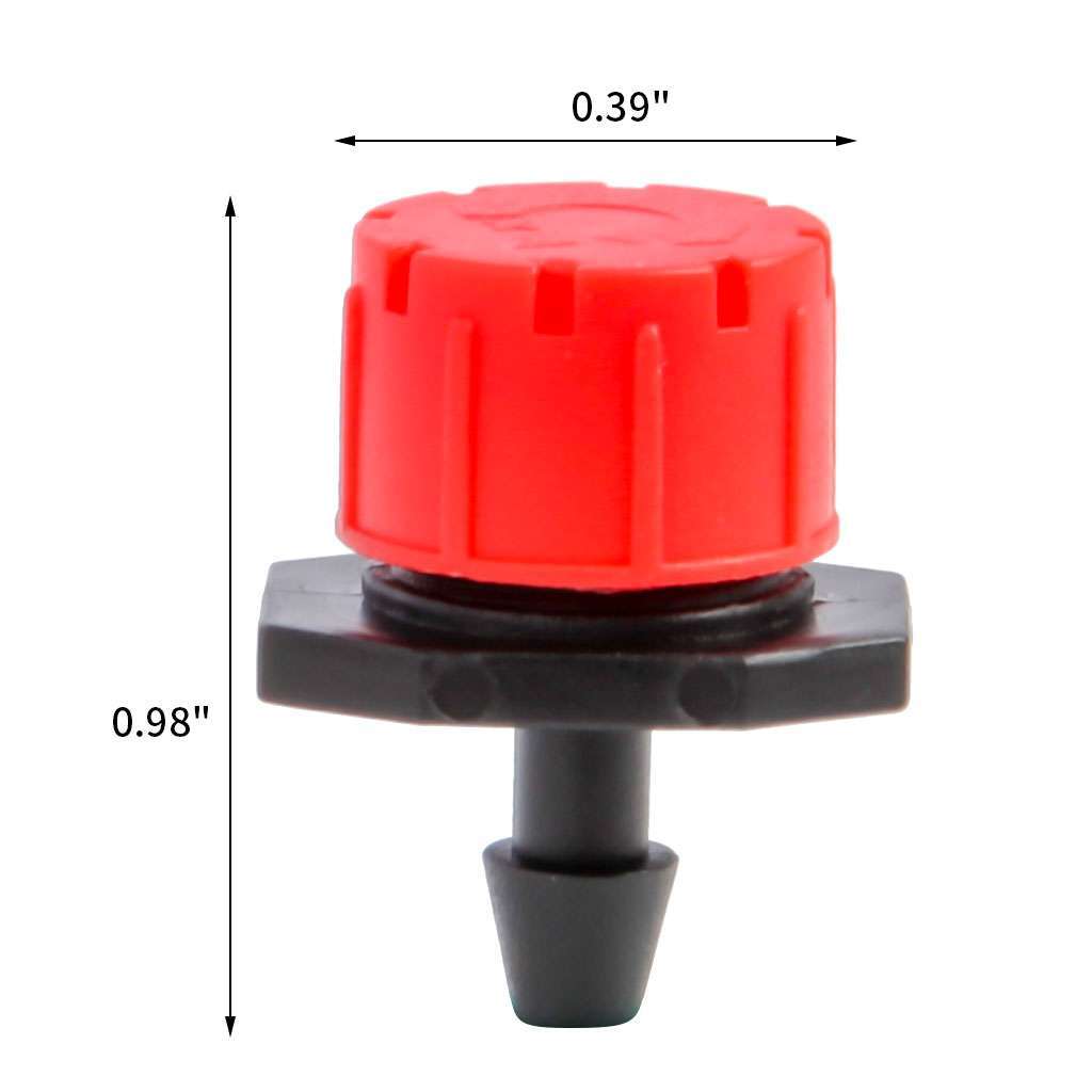 Lot Adjustable Emitter Dripper Micro Drip Irrigation Sprinkler Watering System