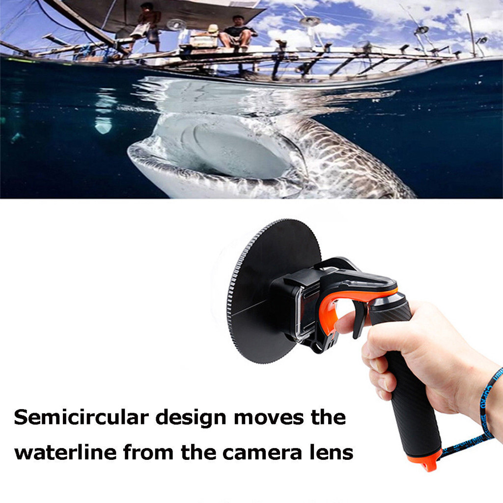 Camera Case Cover Underwater Diving Dome Port Handheld For Go Pro Hero 5/6/7