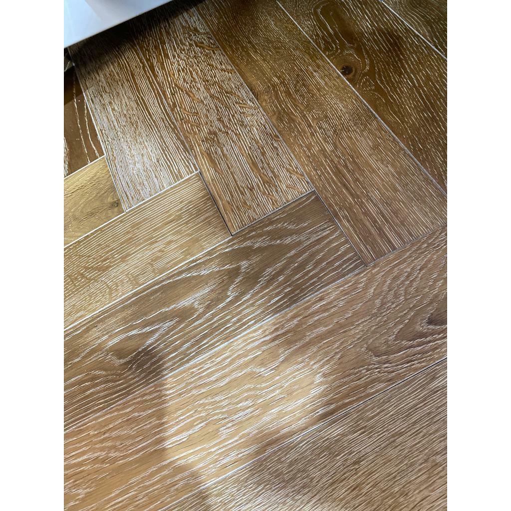 Engineered herringbone oak wood flooring in Southside, Glasgow Gumtree