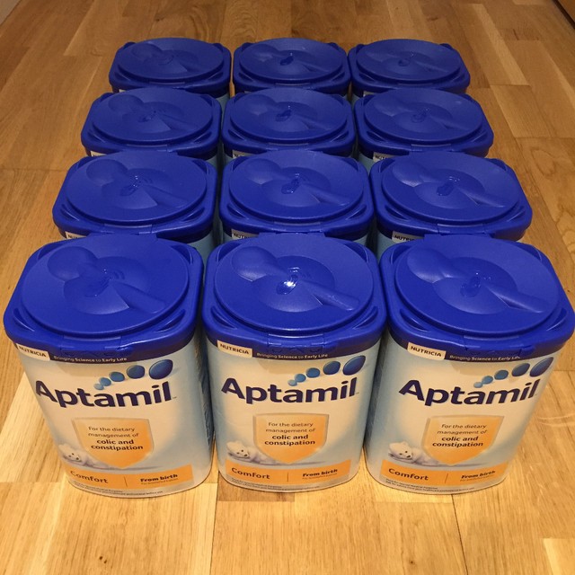 12x Aptamil Comfort Baby Milk Powder Against Colic 0 12 Months