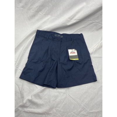 Mckinley Womens Casual Hiking Shorts Blue Dry Plus Pockets Mid Rise XS New