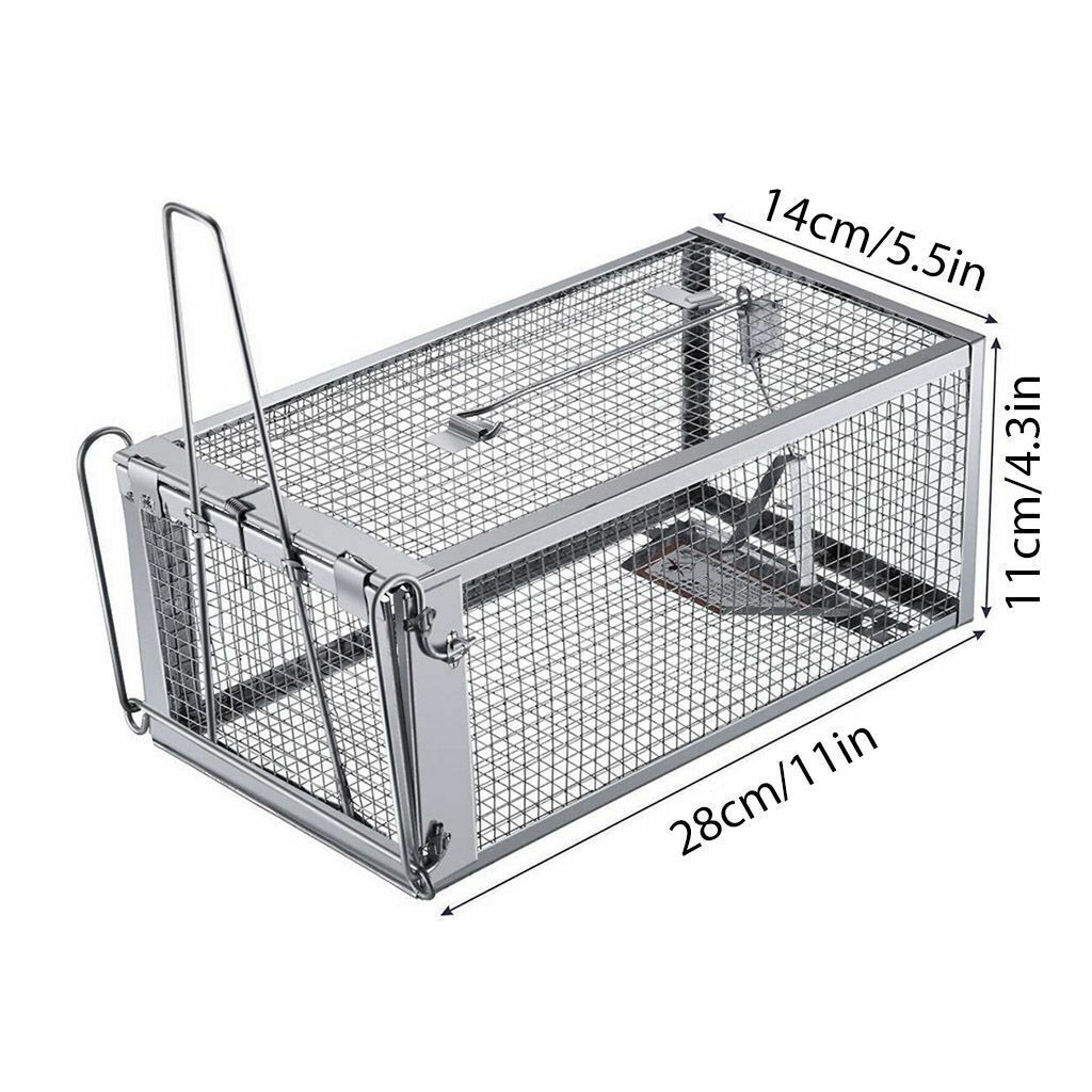 1-3x Live Humane Cage Trap For Squirrel Chipmunk Rat Mice Rodent Animal Catcher