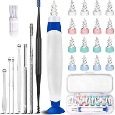 LED Ear Wax Cleaner Ear Camera Otoscope with Light Cleaner Removal Kit-Gift