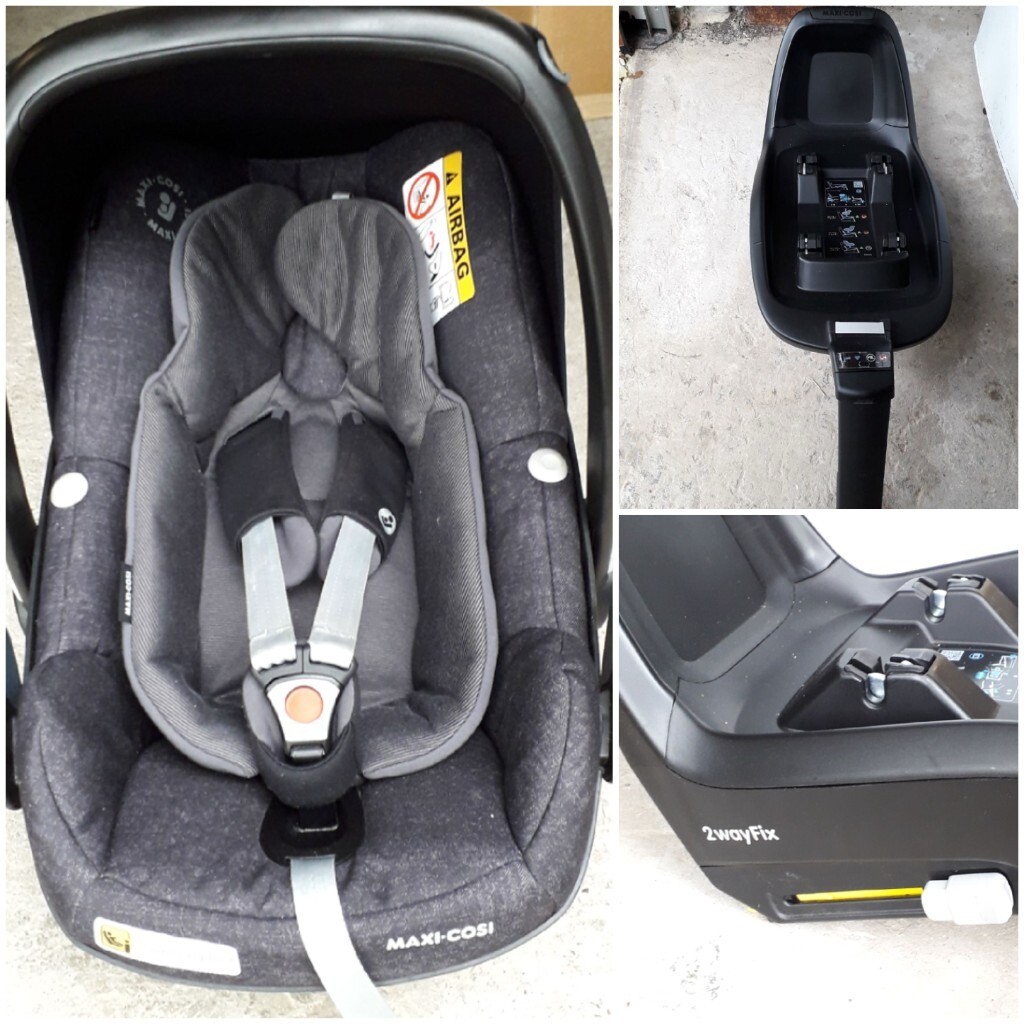 Maxi cosi Pebble Plus car seat and 2 way fix base | in Godalming