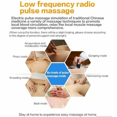 Painless Massage Back Leg Pain Relieve Fatigue Health  6 Modes Relieve Fatigue g