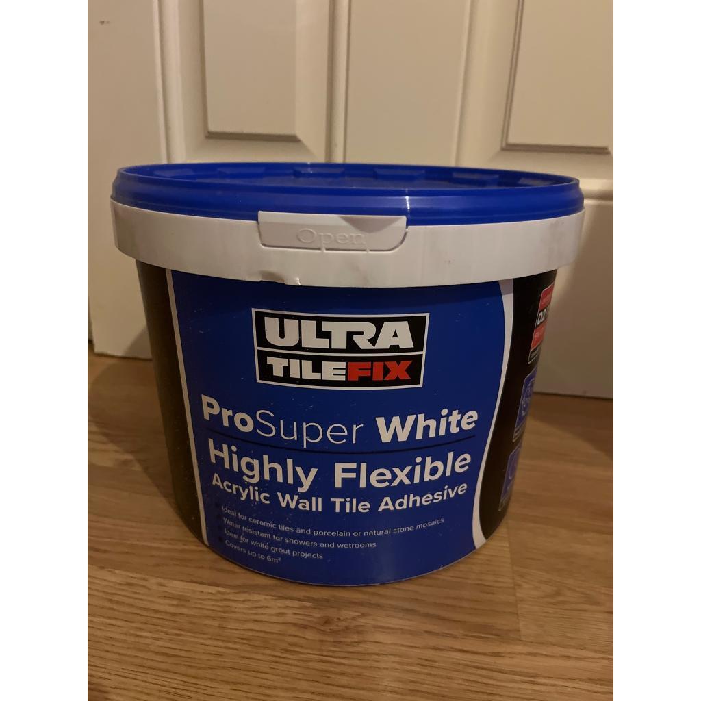 Ultra Tile Fix ProSuper White Tile Adhesive 15kg in Newham, London