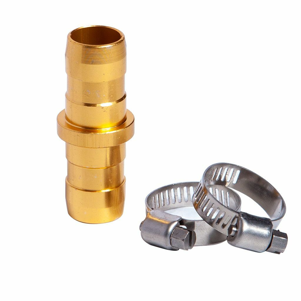 Lots 5/8" 3/4" Garden Hose Repair Mender Coupler Connector with Stainless Clamp