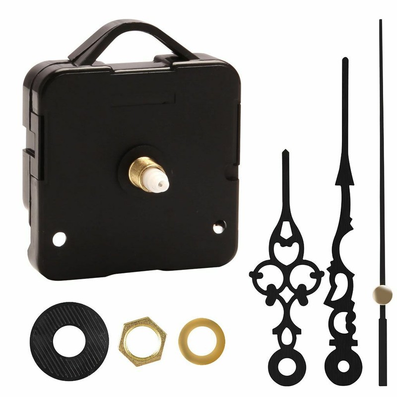 Wall Clock Movement Mechanism Battery Operated DIY Repair Replacement Parts Kit