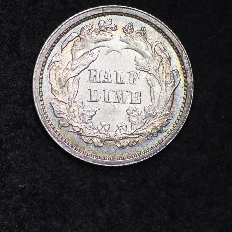 1862 Seated Liberty Half Dime CHOICE UNCIRCULATED FREE SHIPPING E331 ACNM