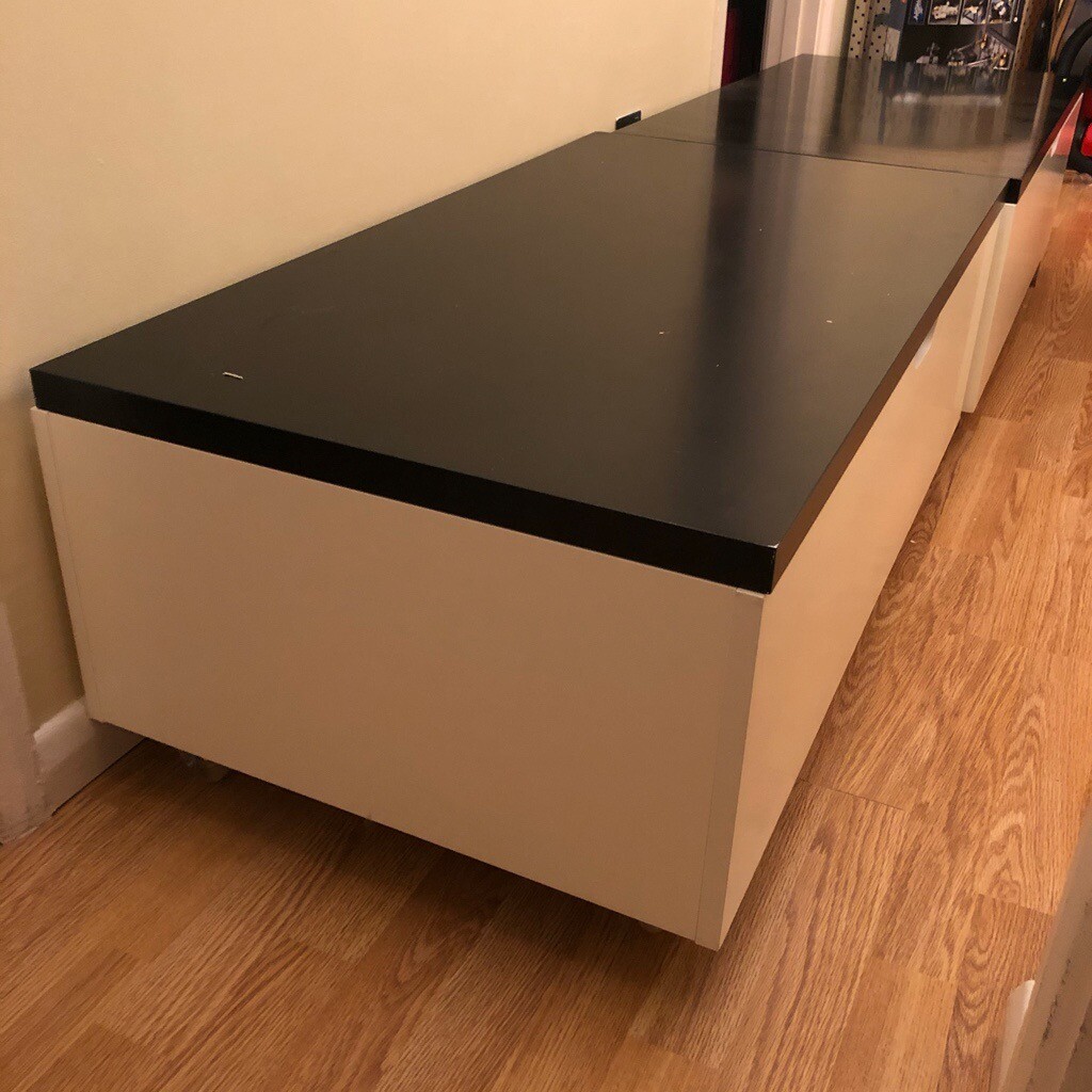 2x Ikea Odda under bed storage boxes on castors in Windlesham, Surrey