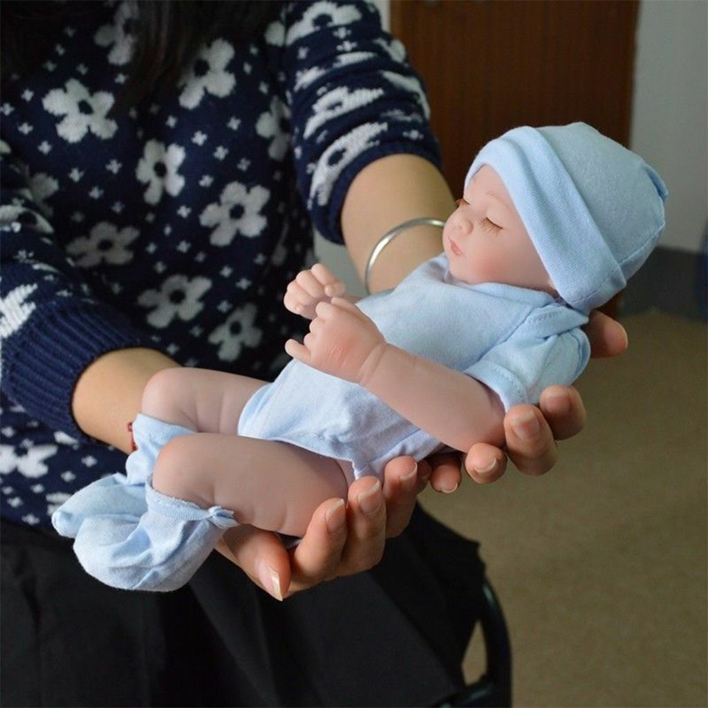 11 inch Full Body Newborn Lifelike Real Life Soft Vinyl Sili