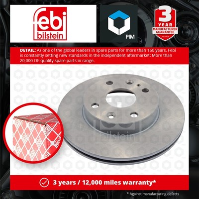 2x Brake Discs Pair Vented fits MAZDA DEMIO DW, DW3W 1.3 Front 00 to 03 235mm