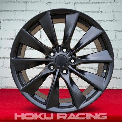 4 cerchi in lega neri stile Turbine TST da 18" 5X114,3 adatti per Tesla Model 3