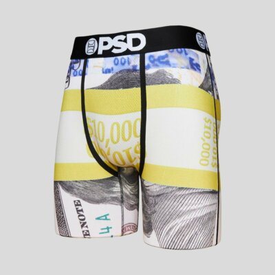 PSD Mens Boxer Briefs Big Bands Money  Benjis Benjamins Size SMALL (28'' to 30'')