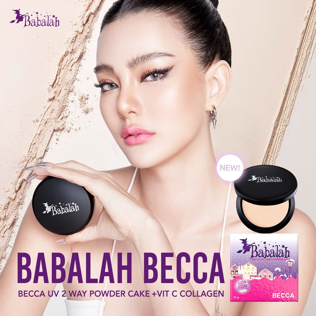 Babalah BECCA UV 2way Powder Cake Vit C + Collagen X Due 14g