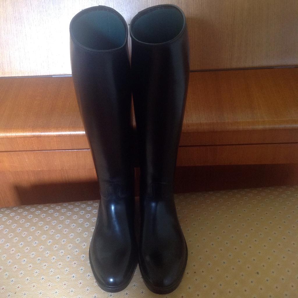 Aigle full length rubber riding boots size 39 | in Trinity, Edinburgh | Gumtree
