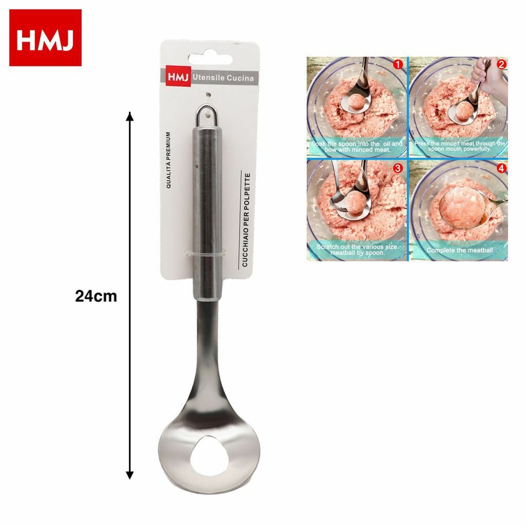 Cucchiaio Per Polpette In Acciaio Inox Utensile Cucina hmj