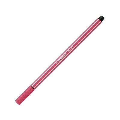 Premium Fibre-Tip Pen - STABILO Pen 68 - Pack of 1 - Strawberry Red