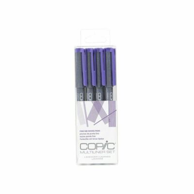 New Copic Markers Multiliner Lavender Pigment Based Ink, 4-Piece Set from Japan